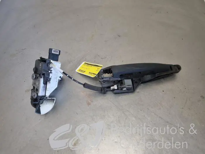 Rear door lock mechanism 4-door, left Peugeot Partner